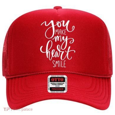You Make My Heart Smile Cute Gift Hat