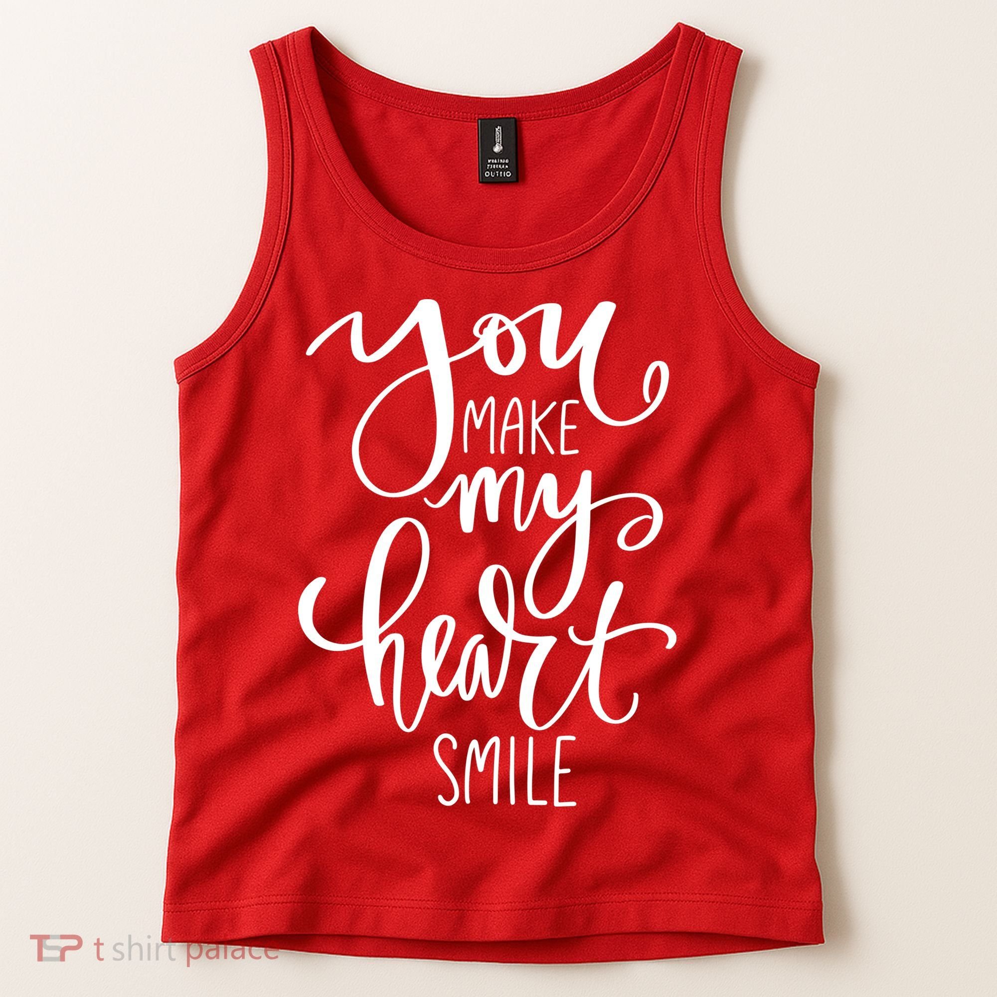 You Make My Heart Smile Cute Gift Tank Top