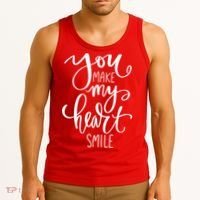 You Make My Heart Smile Cute Gift Tank Top thumb 3