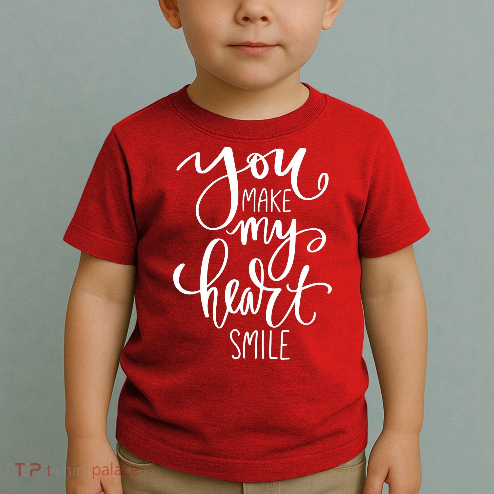You Make My Heart Smile Cute Gift Toddler T-Shirt