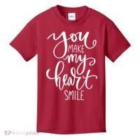 You Make My Heart Smile Cute Gift Kids T-Shirt thumb 0