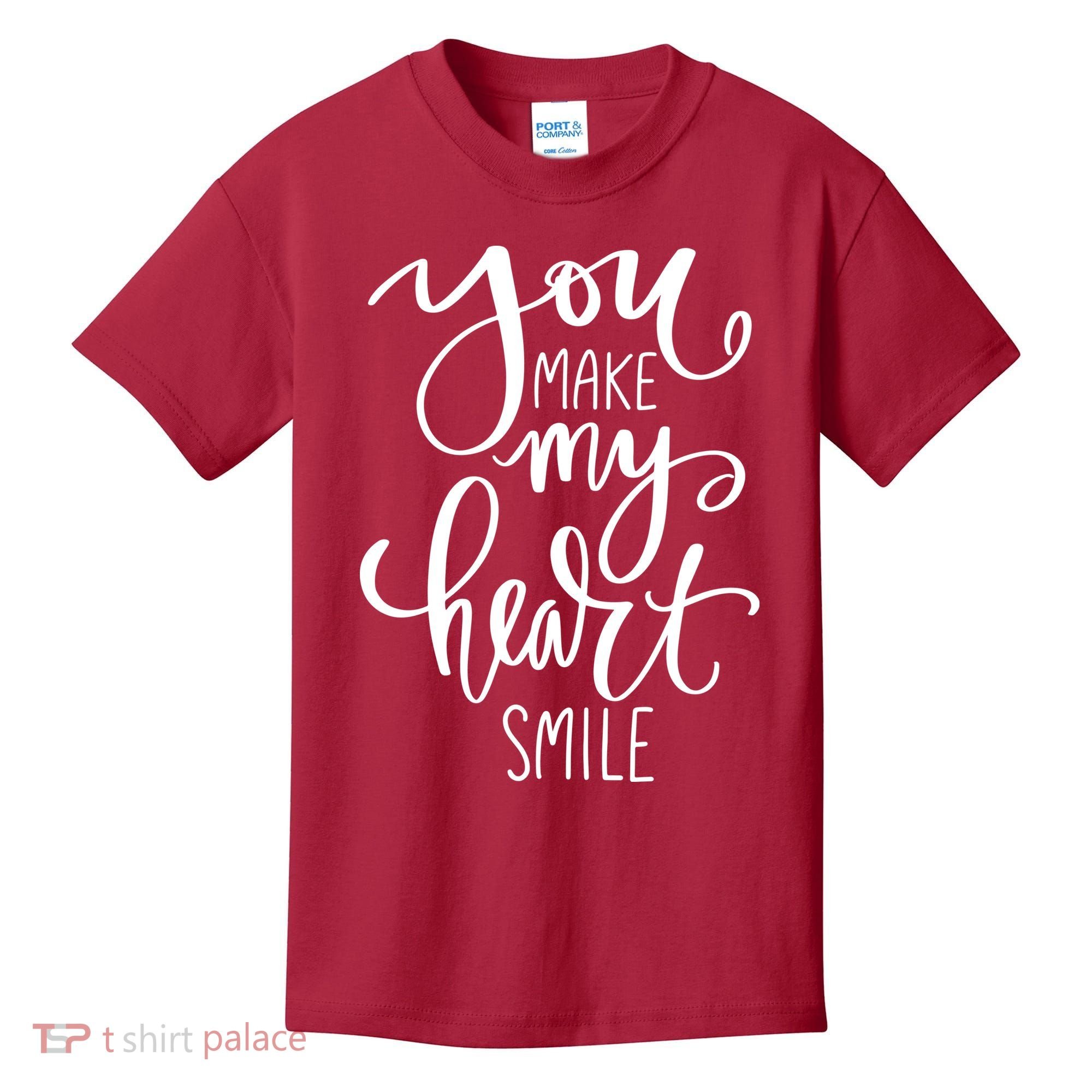 You Make My Heart Smile Cute Gift Kids T-Shirt