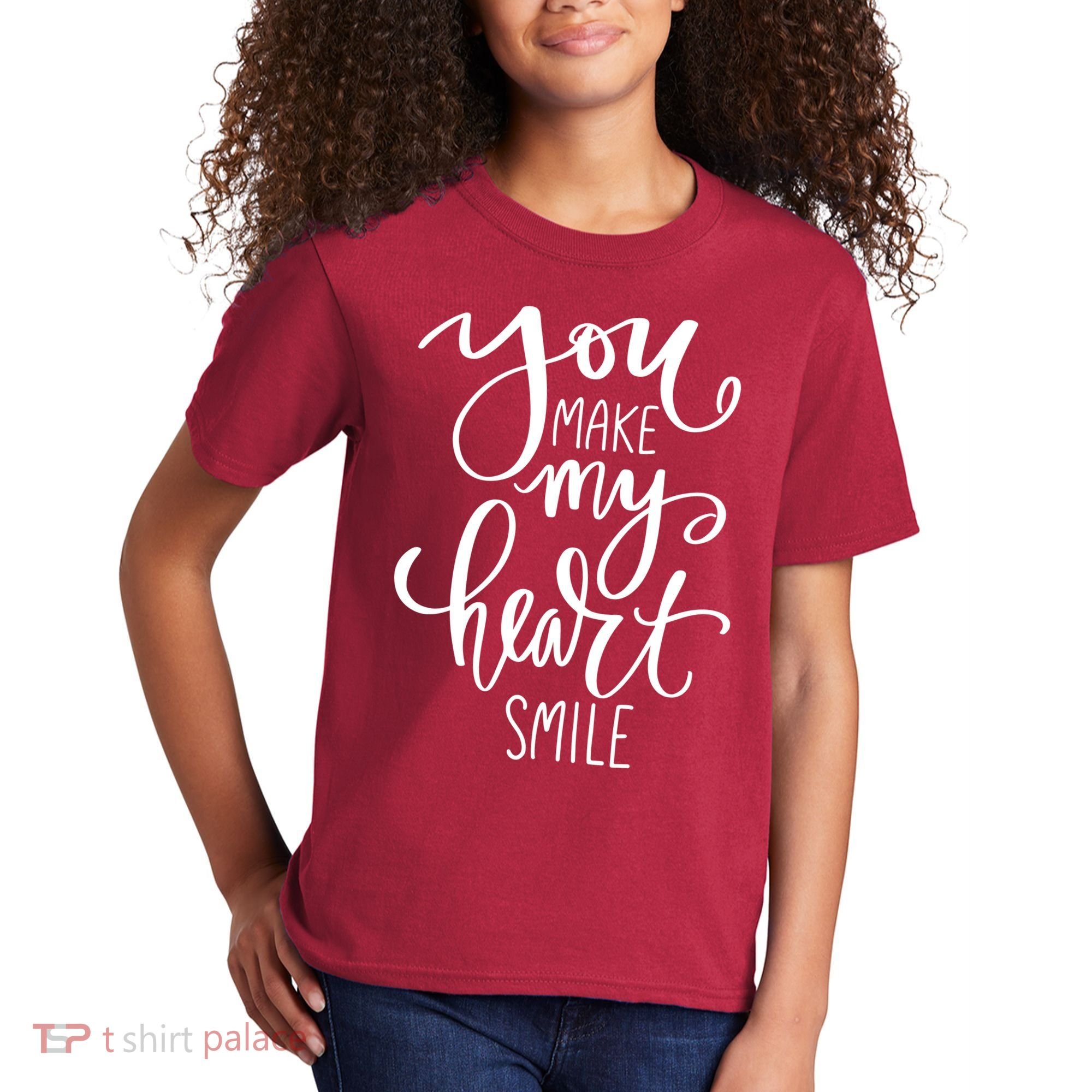 You Make My Heart Smile Cute Gift Kids T-Shirt