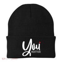 You Matter Mental Health Awareness Beanie thumb 0