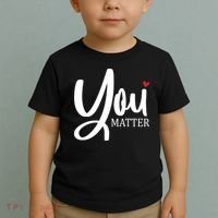 You Matter Mental Health Awareness Toddler T-Shirt thumb 2