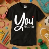 You Matter Mental Health Awareness Kids T-Shirt thumb 3
