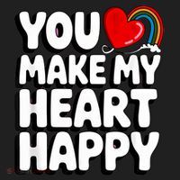 You Make My Heart Happy For Children Women's Sweatshirt thumb 2