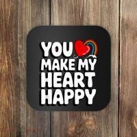 You Make My Heart Happy For Children Coaster thumb 0