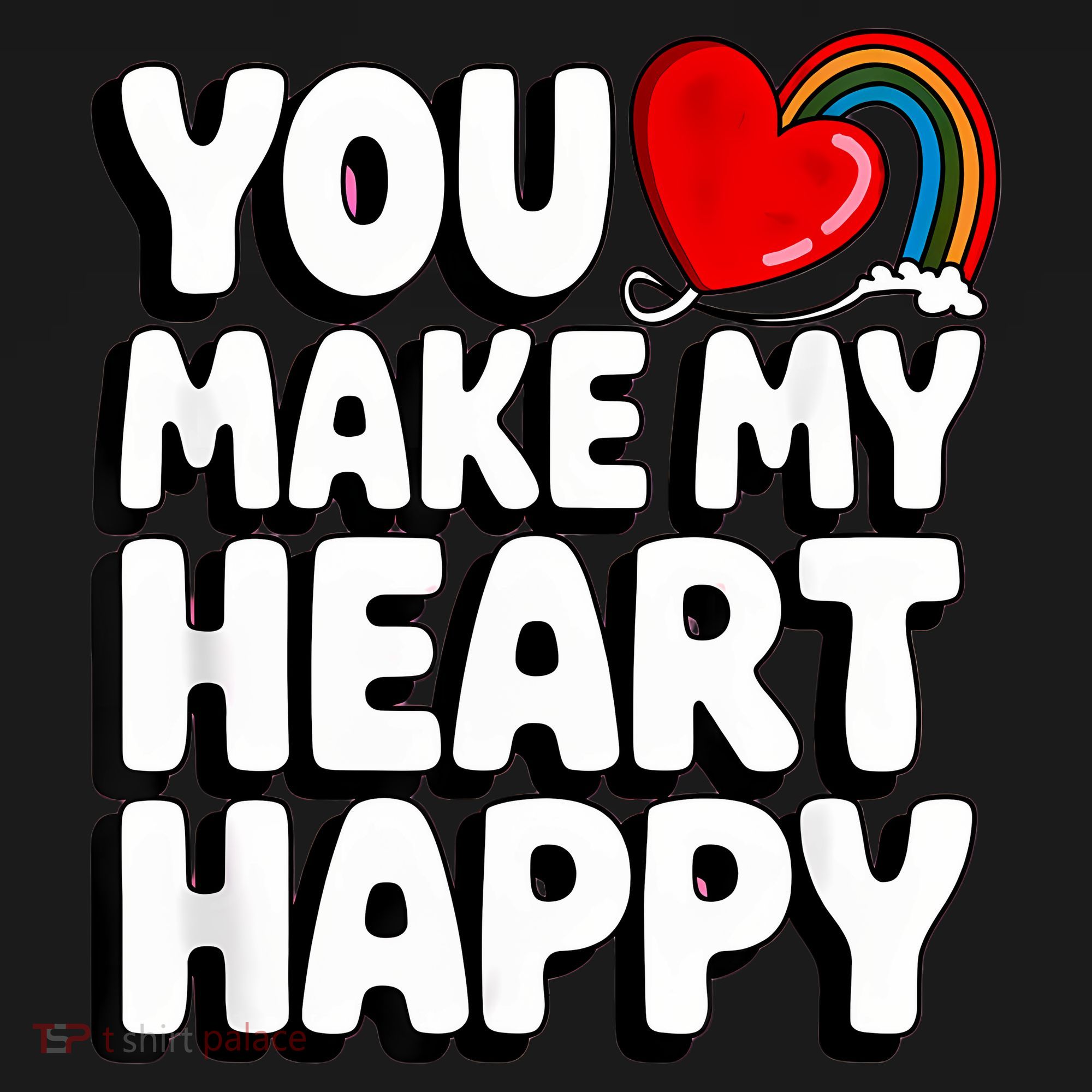 You Make My Heart Happy For Children Coaster