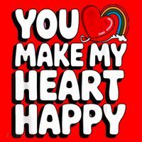 You Make My Heart Happy For Children Santa Hat thumb 1