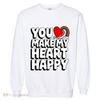 You Make My Heart Happy For Children Garment-Dyed Sweatshirt thumb 0
