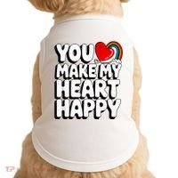 You Make My Heart Happy For Children Doggie Tank thumb 0