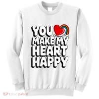 You Make My Heart Happy For Children Sweatshirt thumb 0