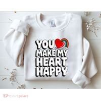 You Make My Heart Happy For Children Sweatshirt thumb 2