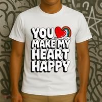 You Make My Heart Happy For Children T-Shirt thumb 3