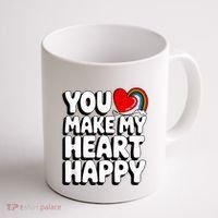 You Make My Heart Happy For Children Coffee Mug thumb 1