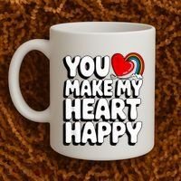 You Make My Heart Happy For Children Coffee Mug thumb 2