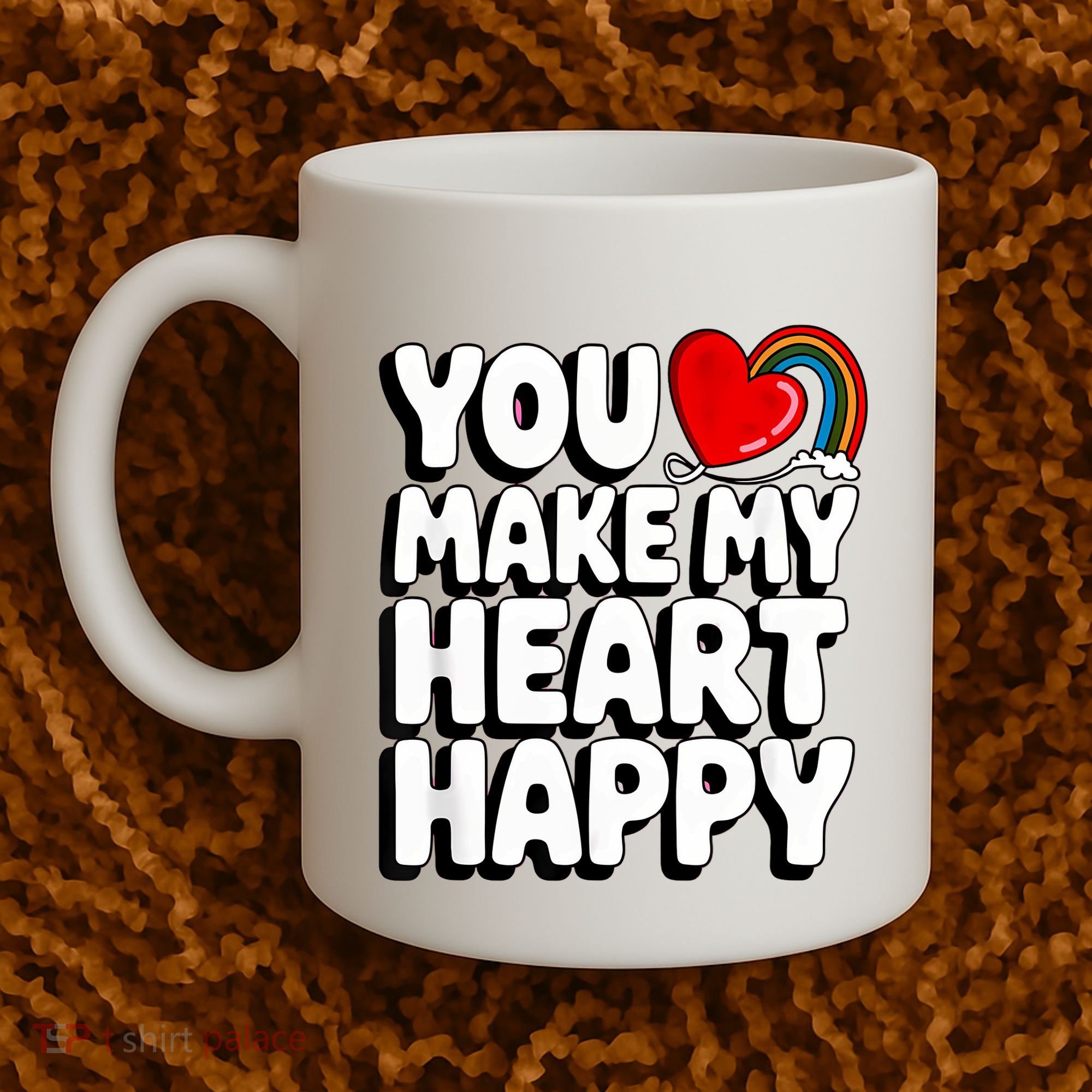 You Make My Heart Happy For Children Coffee Mug