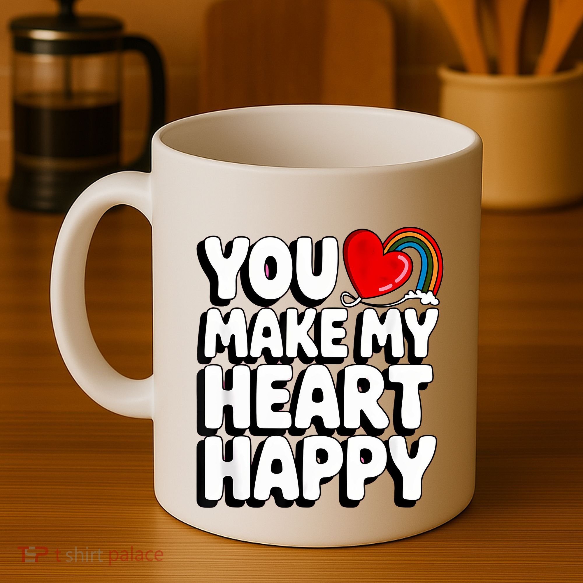 You Make My Heart Happy For Children Coffee Mug