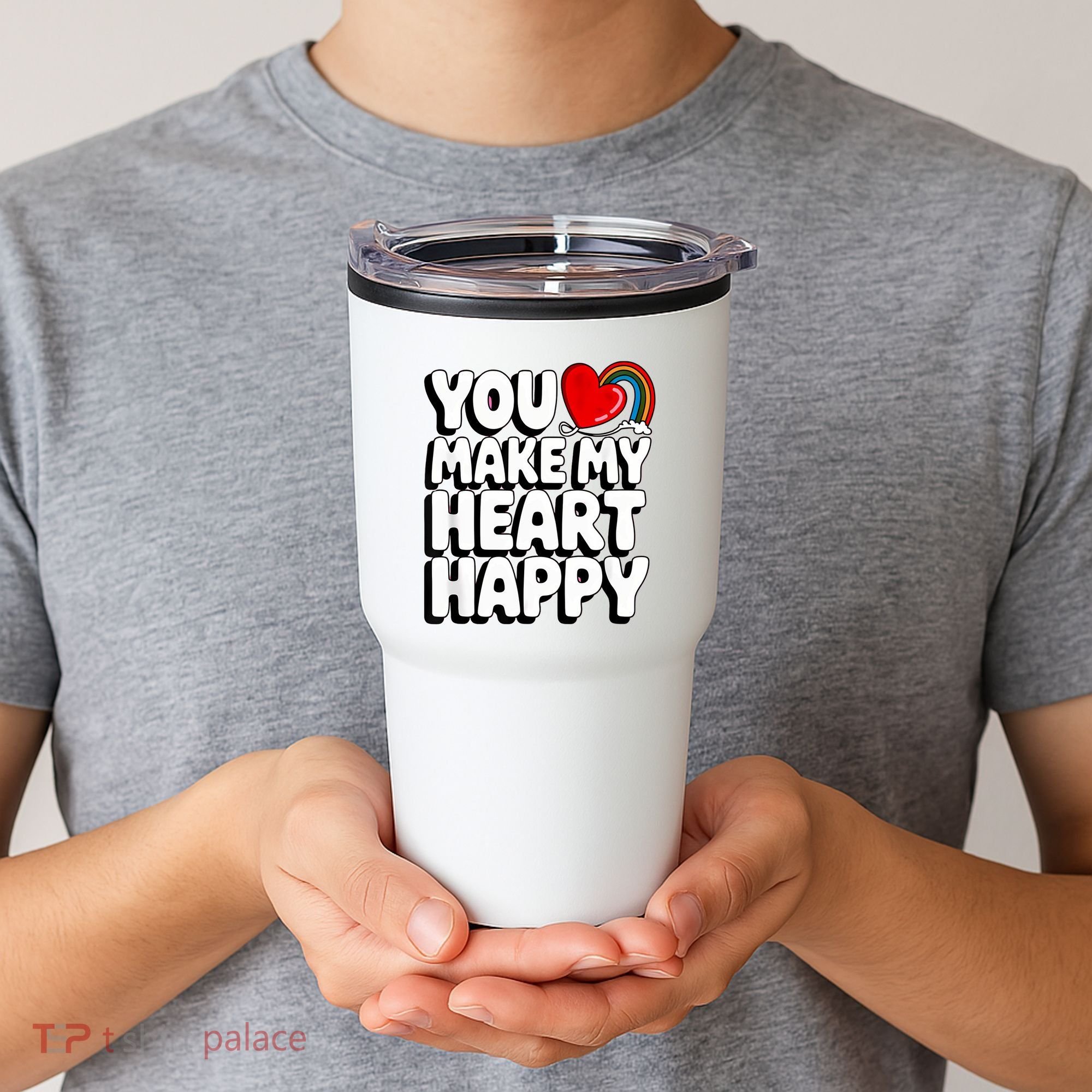 You Make My Heart Happy For Children Tumbler