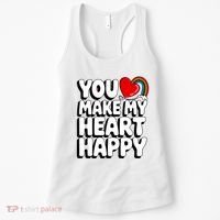You Make My Heart Happy For Children Women's Tank Top thumb 0
