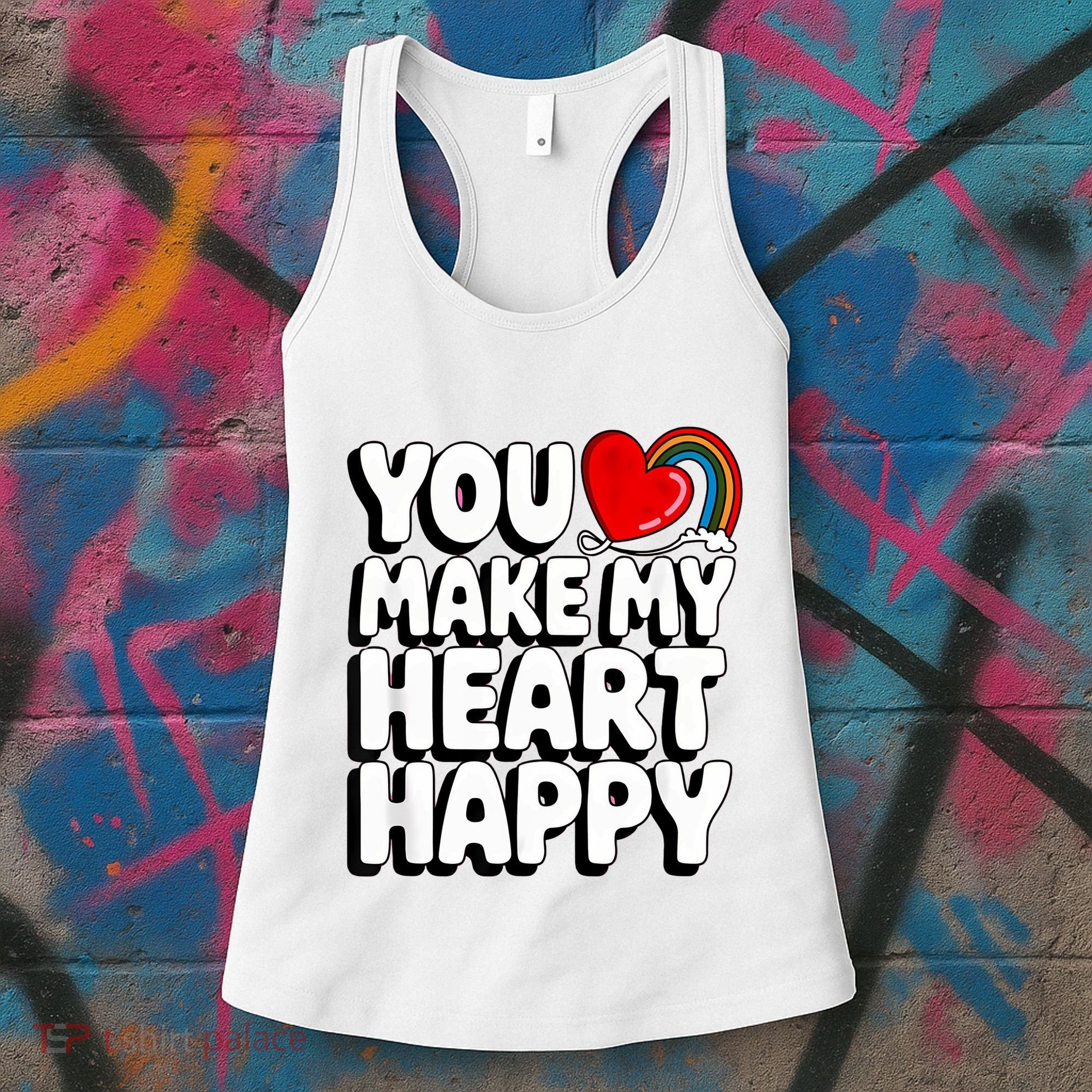 You Make My Heart Happy For Children Women's Tank Top