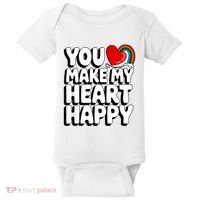 You Make My Heart Happy For Children Baby Bodysuit thumb 0