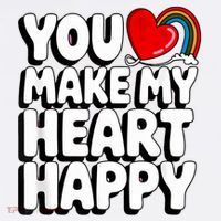 You Make My Heart Happy For Children Baby Bodysuit thumb 2