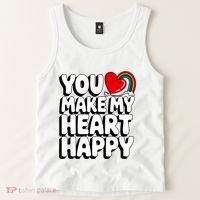 You Make My Heart Happy For Children Tank Top thumb 2