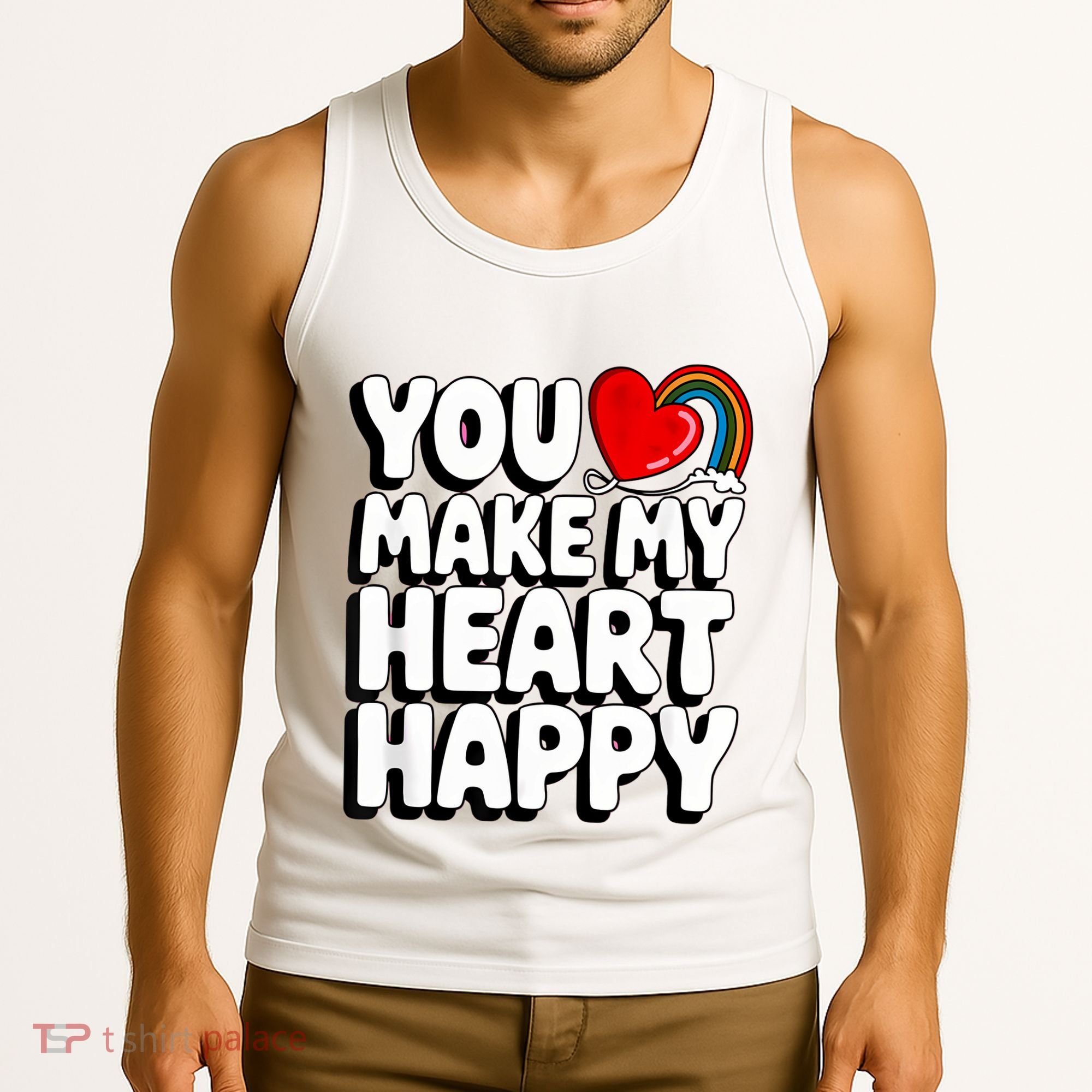 You Make My Heart Happy For Children Tank Top
