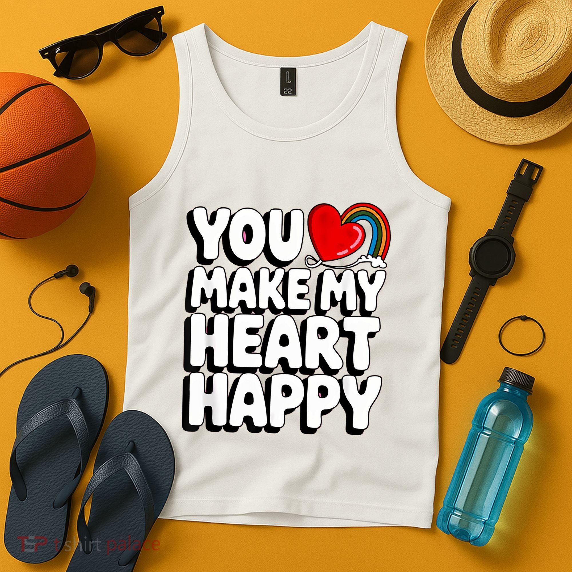 You Make My Heart Happy For Children Tank Top