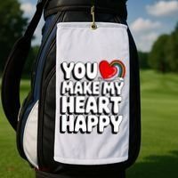 You Make My Heart Happy For Children Golf Towel thumb 2