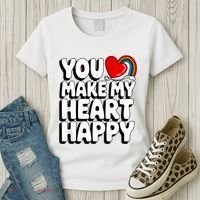 You Make My Heart Happy For Children Women's T-Shirt thumb 3