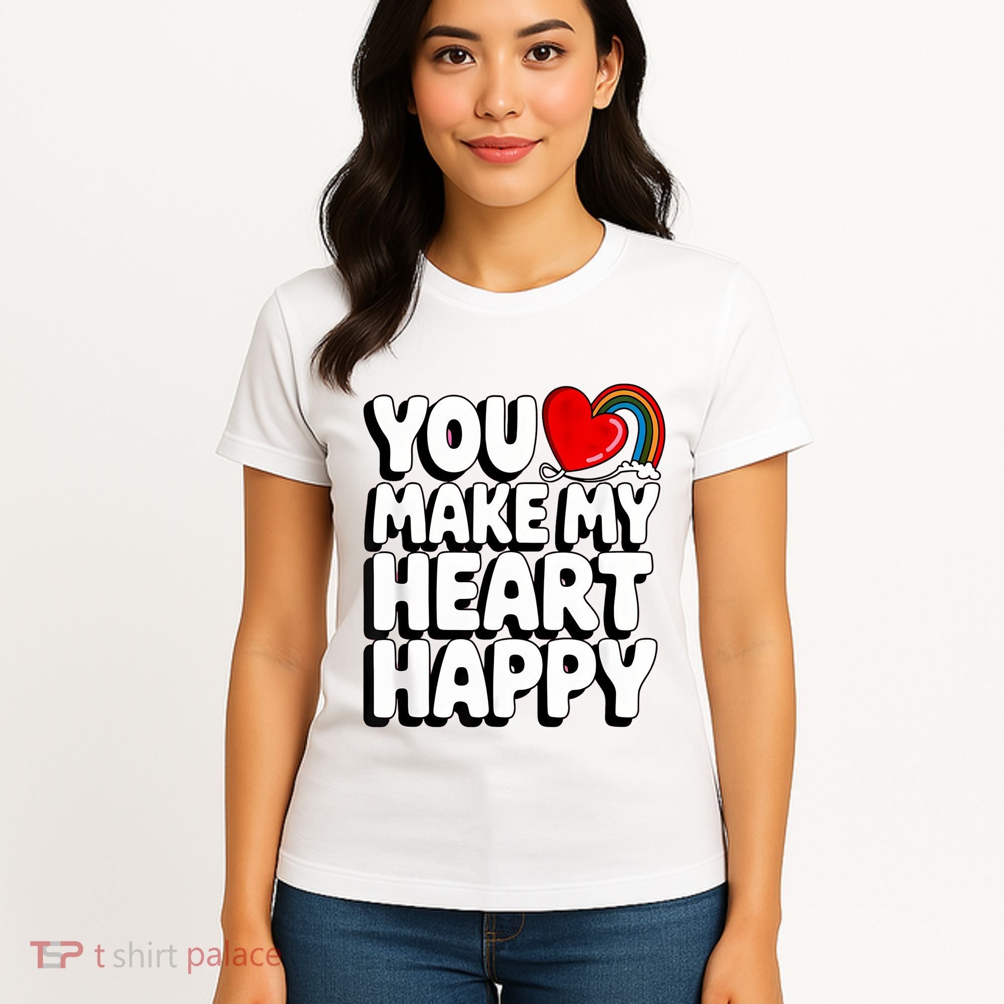You Make My Heart Happy For Children Women's T-Shirt