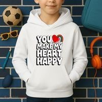 You Make My Heart Happy For Children Kids Hoodie thumb 2