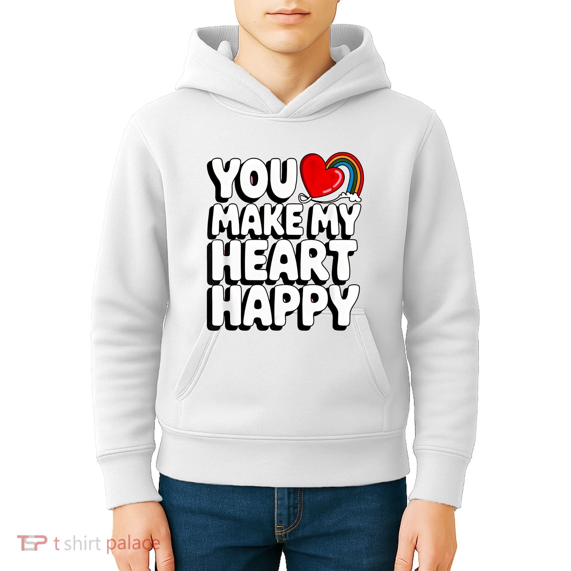 You Make My Heart Happy For Children Kids Hoodie