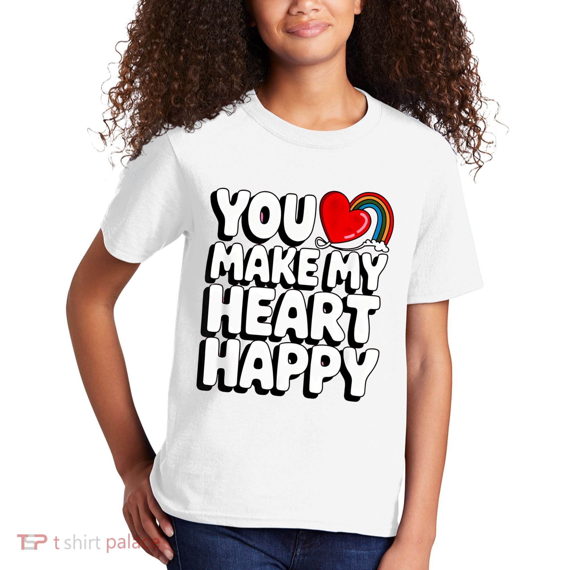 You Make My Heart Happy For Children Kids T-Shirt