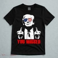 You Missed Middle Finger Trump 2024 Take America Back Pennsylvania Rally T-Shirt thumb 5