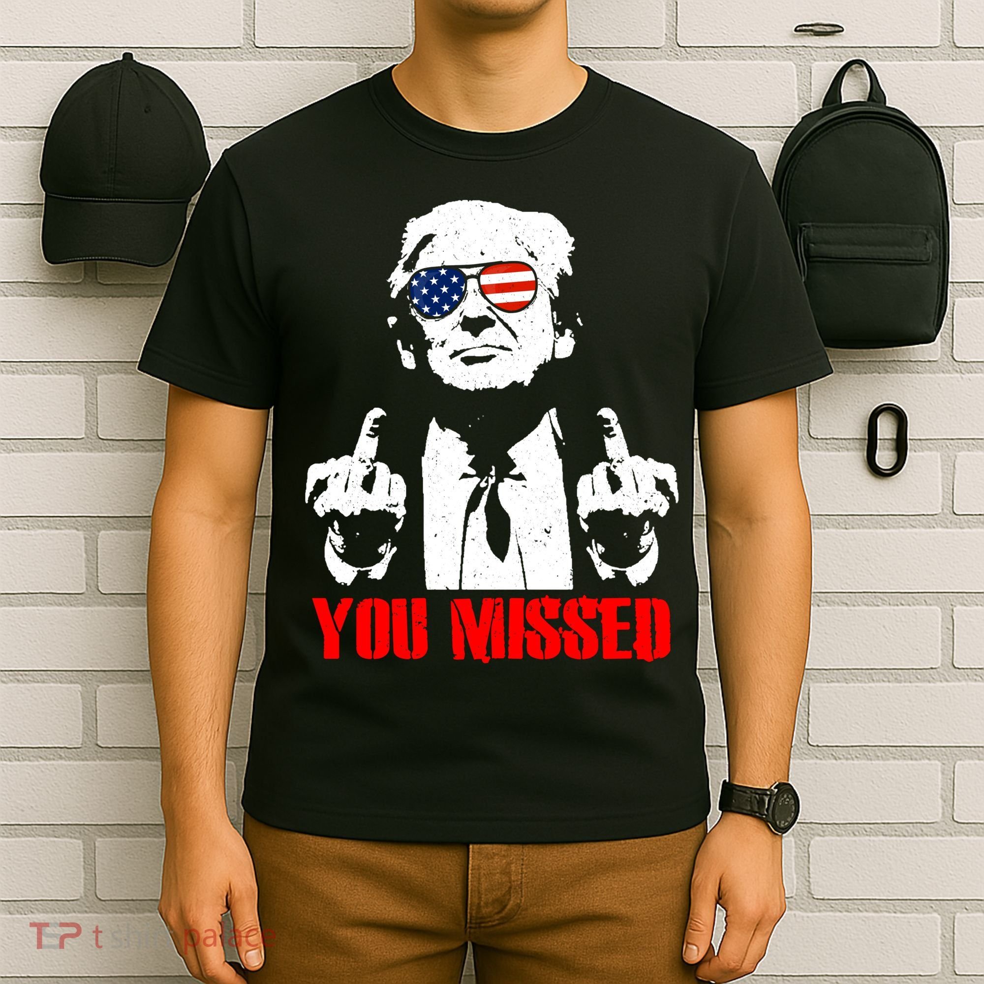 You Missed Middle Finger Trump 2024 Take America Back Pennsylvania Rally T-Shirt