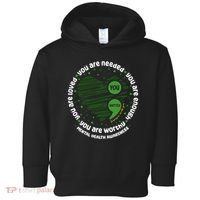 You Matter Mental Health Awareness Heart Toddler Hoodie thumb 0