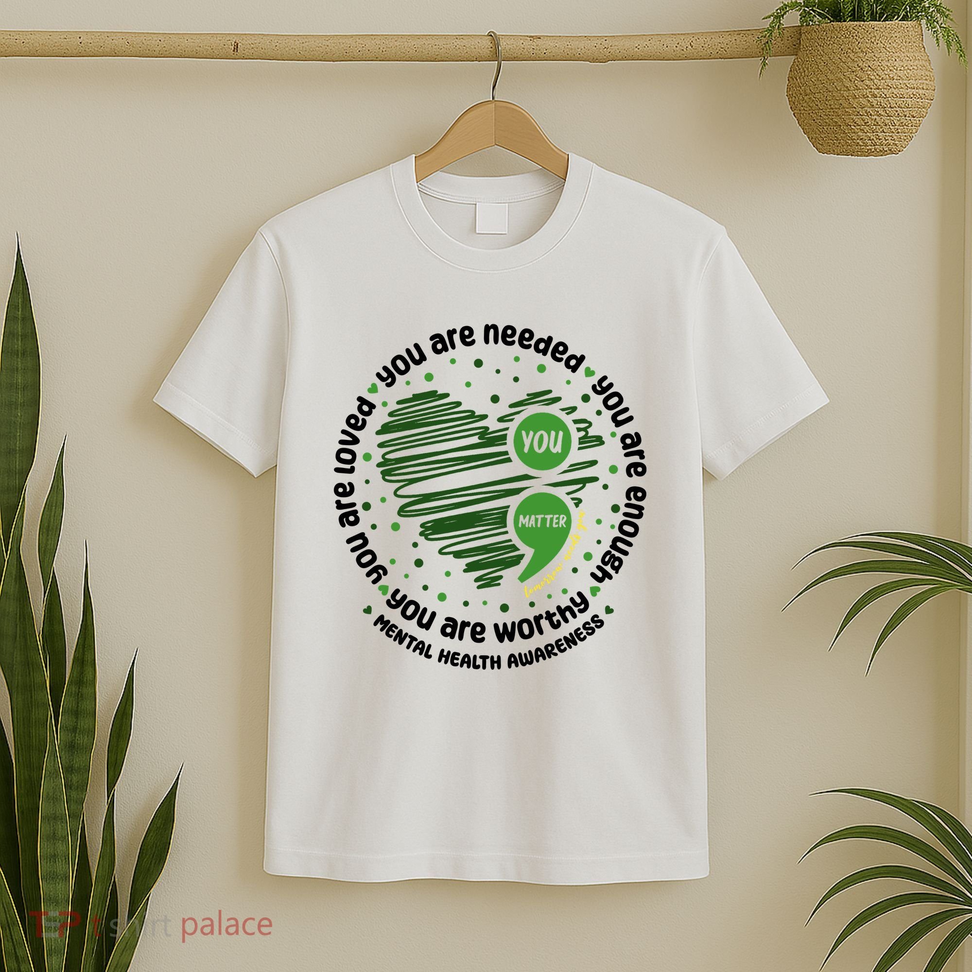 You Matter Mental Health Awareness Heart T-Shirt