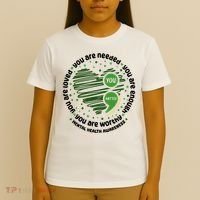 You Matter Mental Health Awareness Heart T-Shirt thumb 4