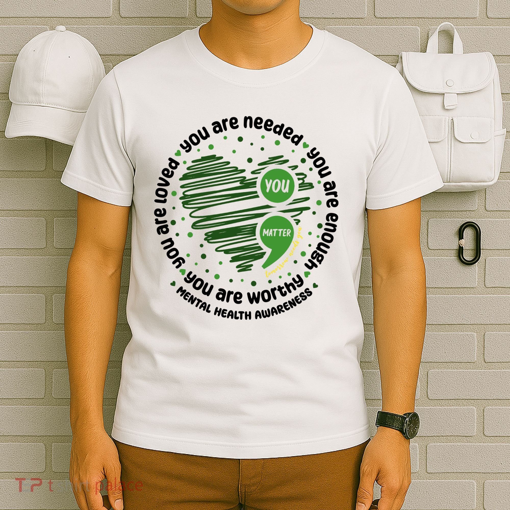 You Matter Mental Health Awareness Heart T-Shirt