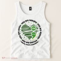 You Matter Mental Health Awareness Heart Tank Top thumb 2