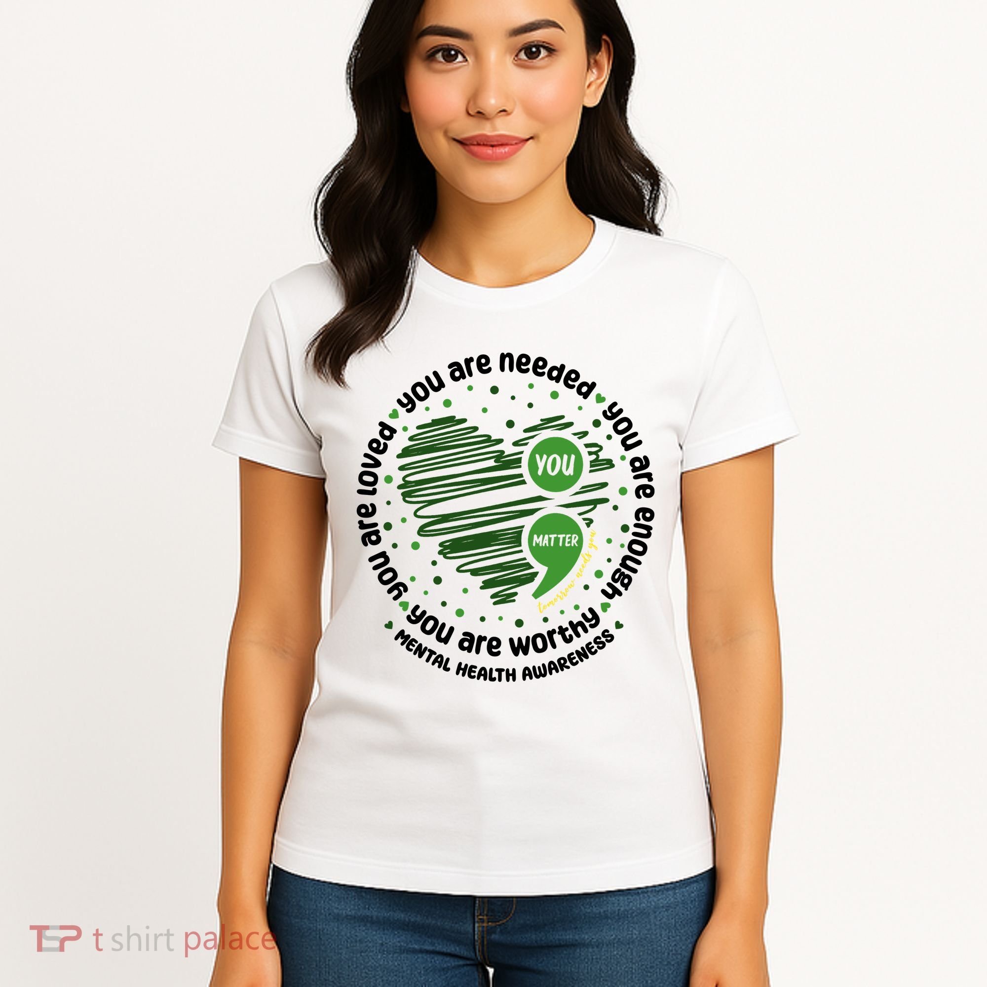 You Matter Mental Health Awareness Heart Women's T-Shirt