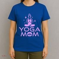 Yoga Mom Namaste Yogi Buddhism MotherS Day Meditation Cute Gift T-Shirt thumb 4