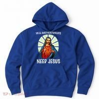 Yall Motherfuckers Need Jesus Christian Easter Hoodie thumb 0