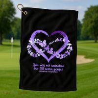 You May Not Remember AlzheimerS Disease Golf Towel thumb 1