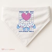 You're My Player Two Gamer USA-Made Doggie Bandana thumb 0