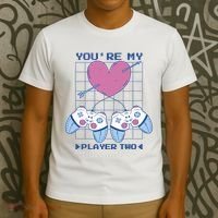 You're My Player Two Gamer T-Shirt thumb 3